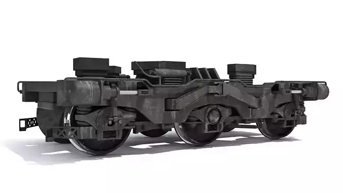 Train Wheels 3D model