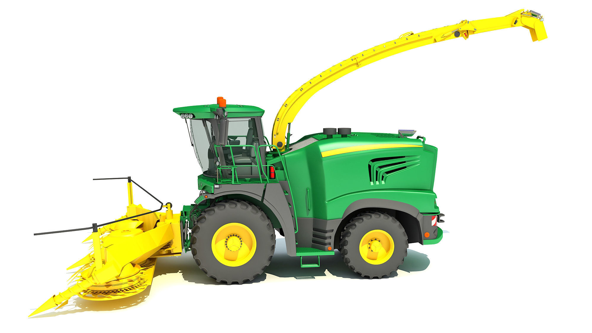 Combine Harvester 2020 3D model_1