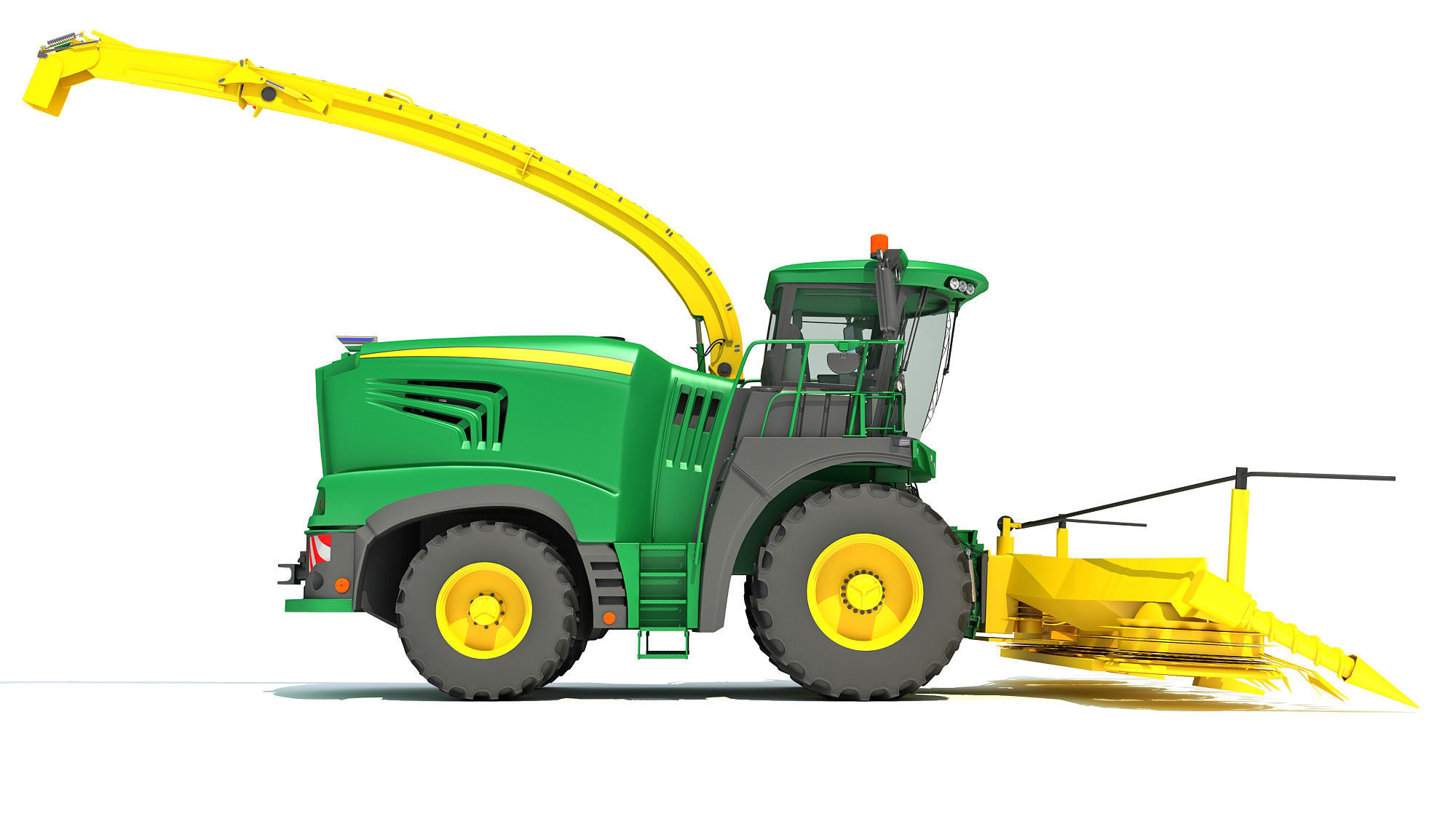 Combine Harvester 2020 3D model_5