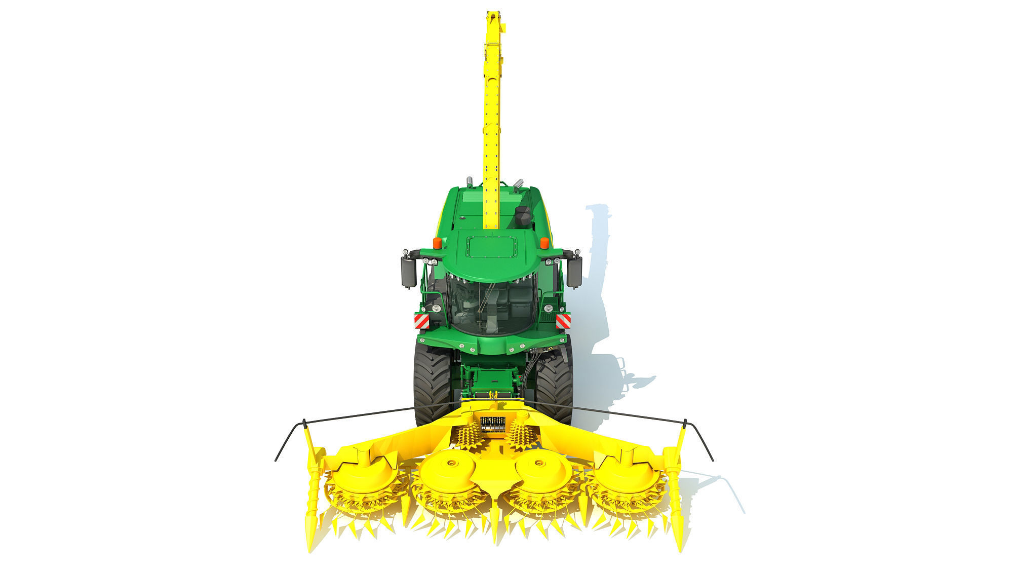 Combine Harvester 2020 3D model_8