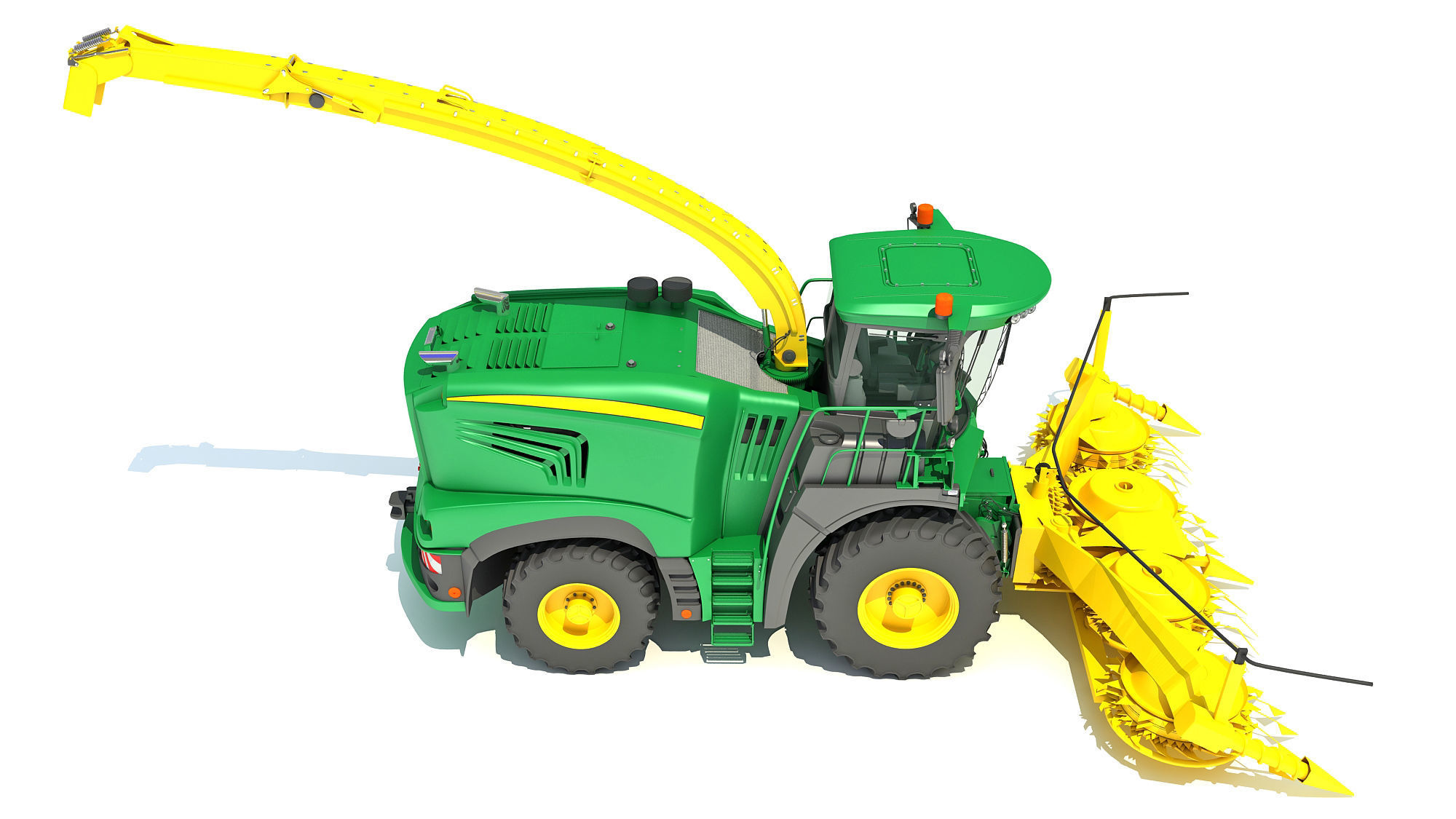 Combine Harvester 2020 3D model_6