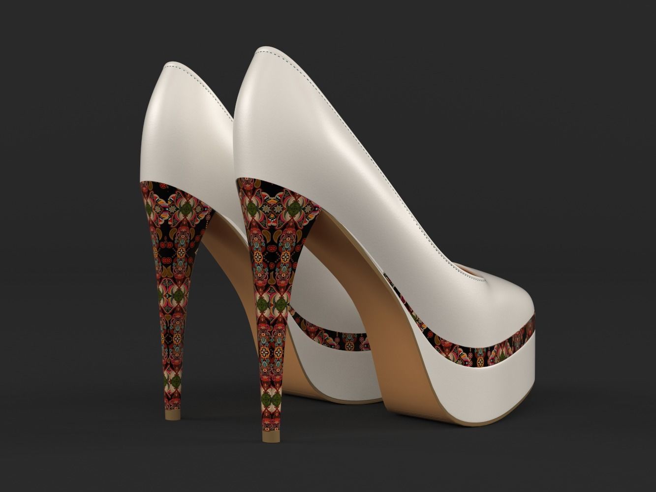 Women Shoes 3D model_3