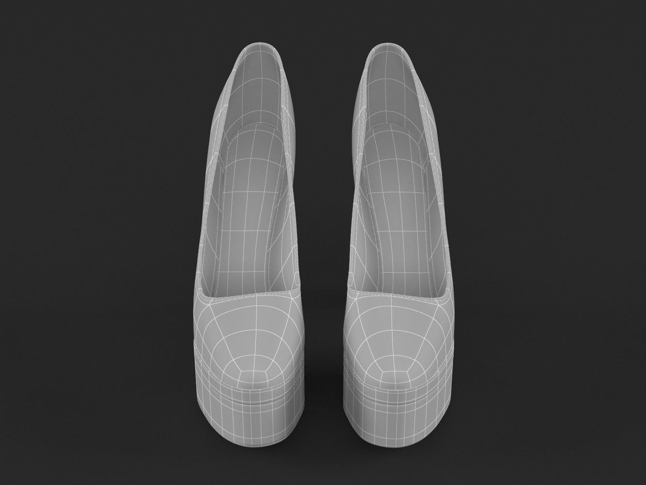Women Shoes 3D model_11