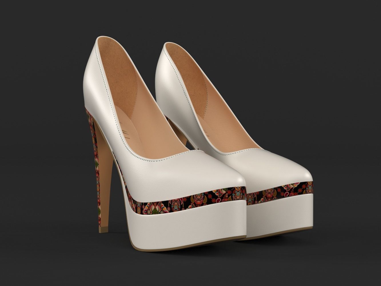 Women Shoes 3D model_1