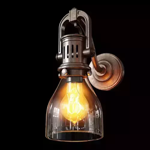 1920s Factory Sconce