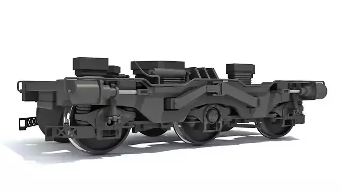 Train Wheels 3D model