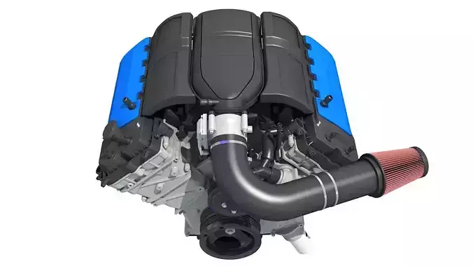 V8 Engine 3D model