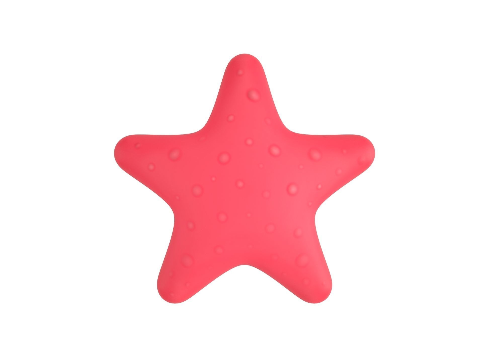 Starfish star shaped toy 3D model_1