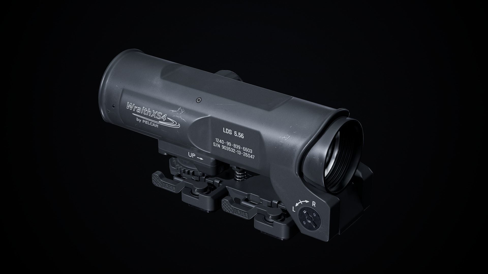 L85A2 - SA80 Variants Low-poly 3D model_10