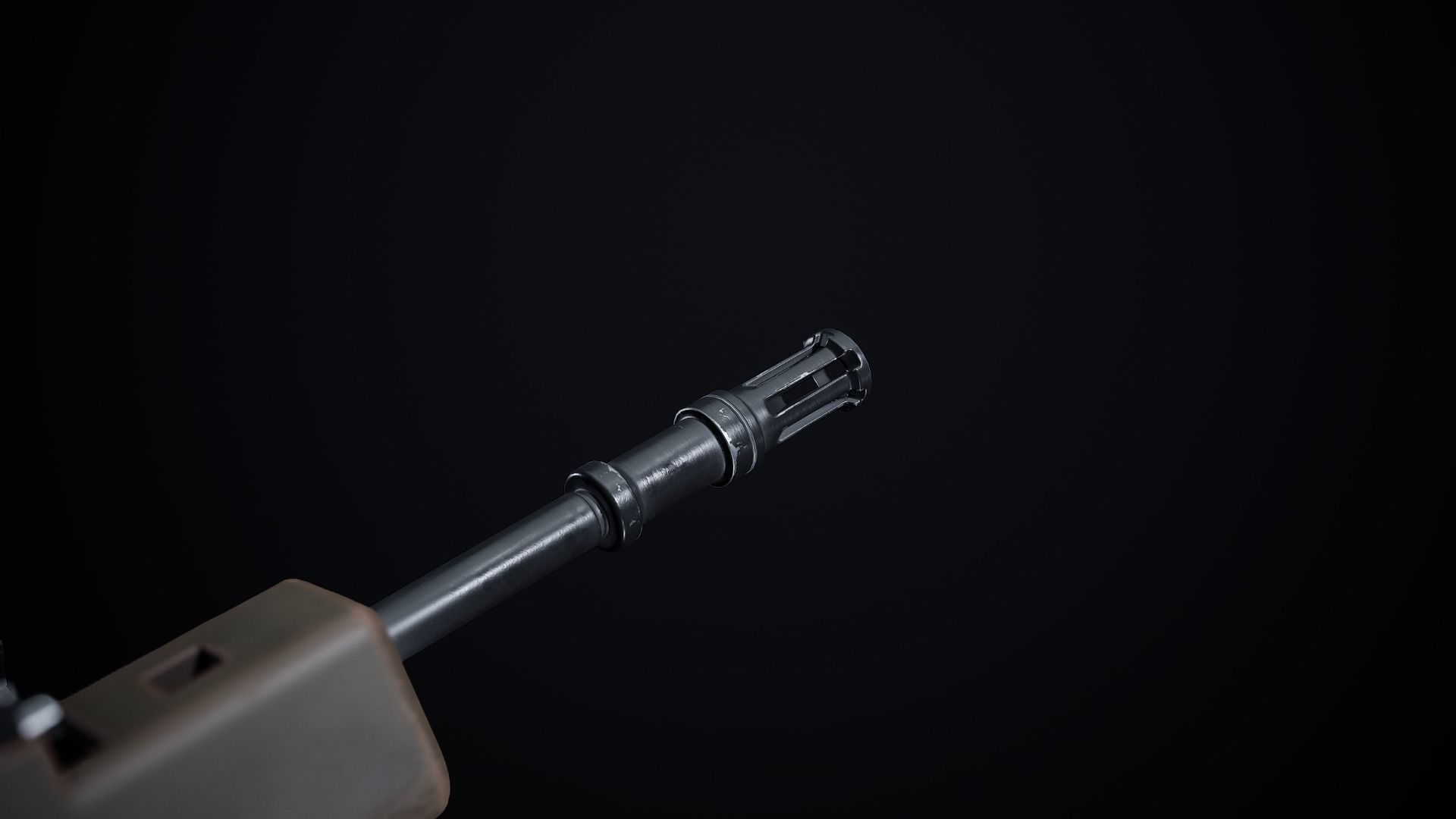 L85A2 - SA80 Variants Low-poly 3D model_9