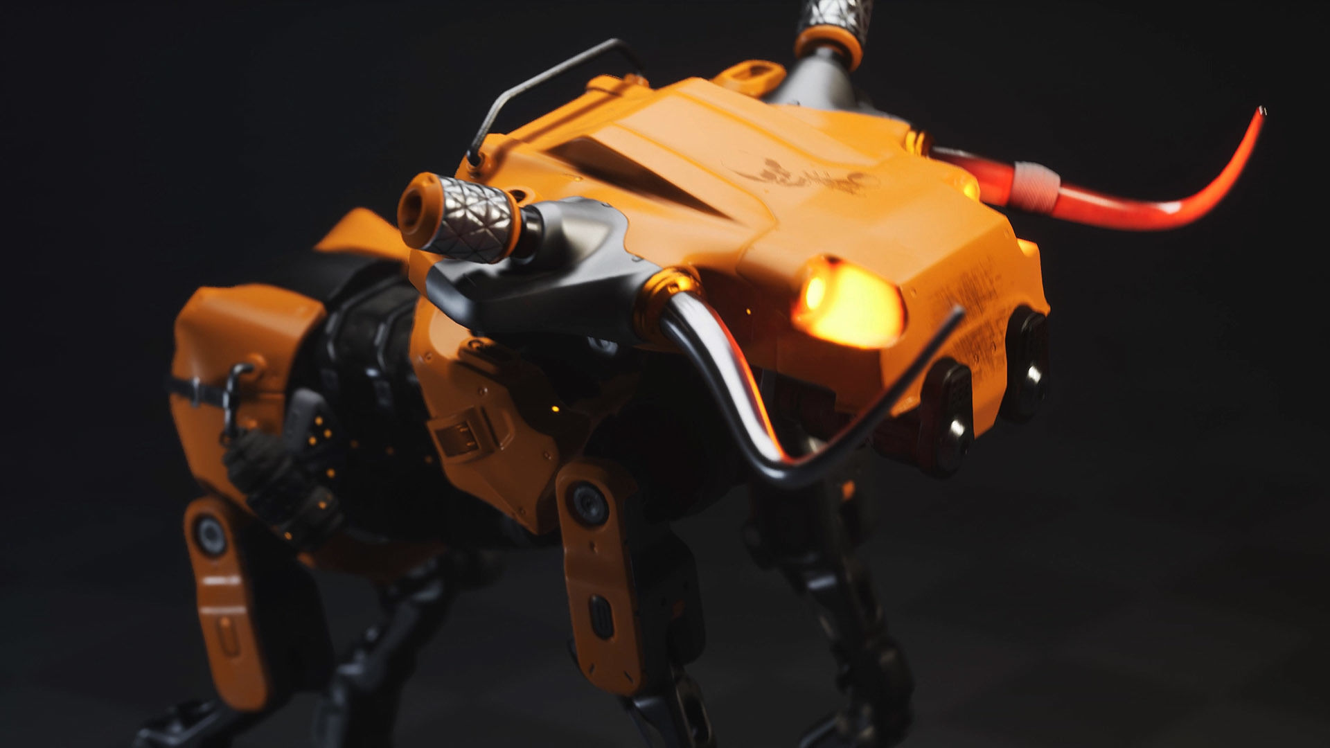 Sci fi Bull Mech Low-poly 3D model_5