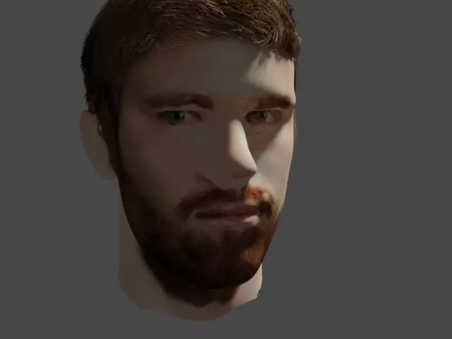 Pewdipe head model blend file plus obj mtl fbx and stl Free 3D model