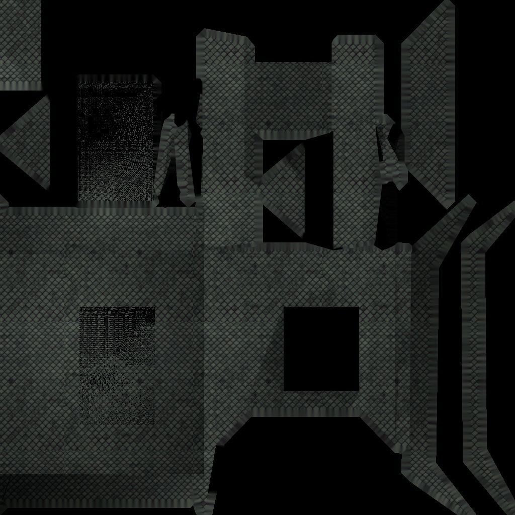 Traditional Japanese Building Low-poly 3D model_3