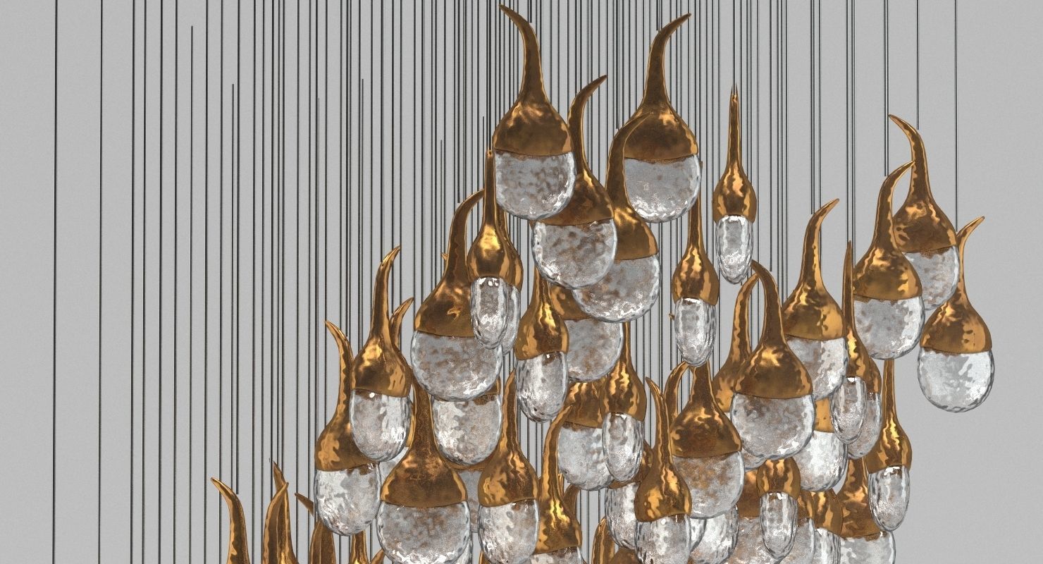 Amenities Chandelier 3D model_1