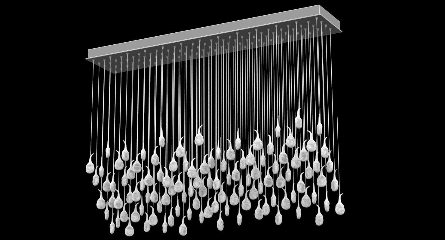 Amenities Chandelier 3D model_5