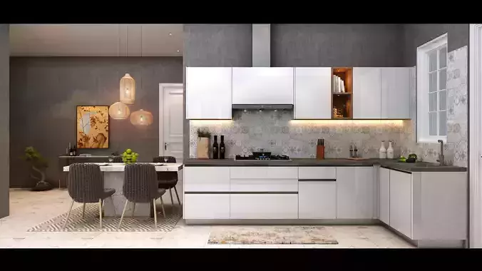 Kitchen Model modern design in chennai