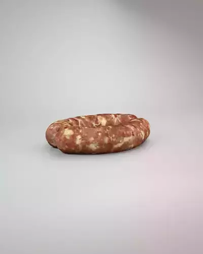 Raw Pork Sausage Free low-poly 3D model