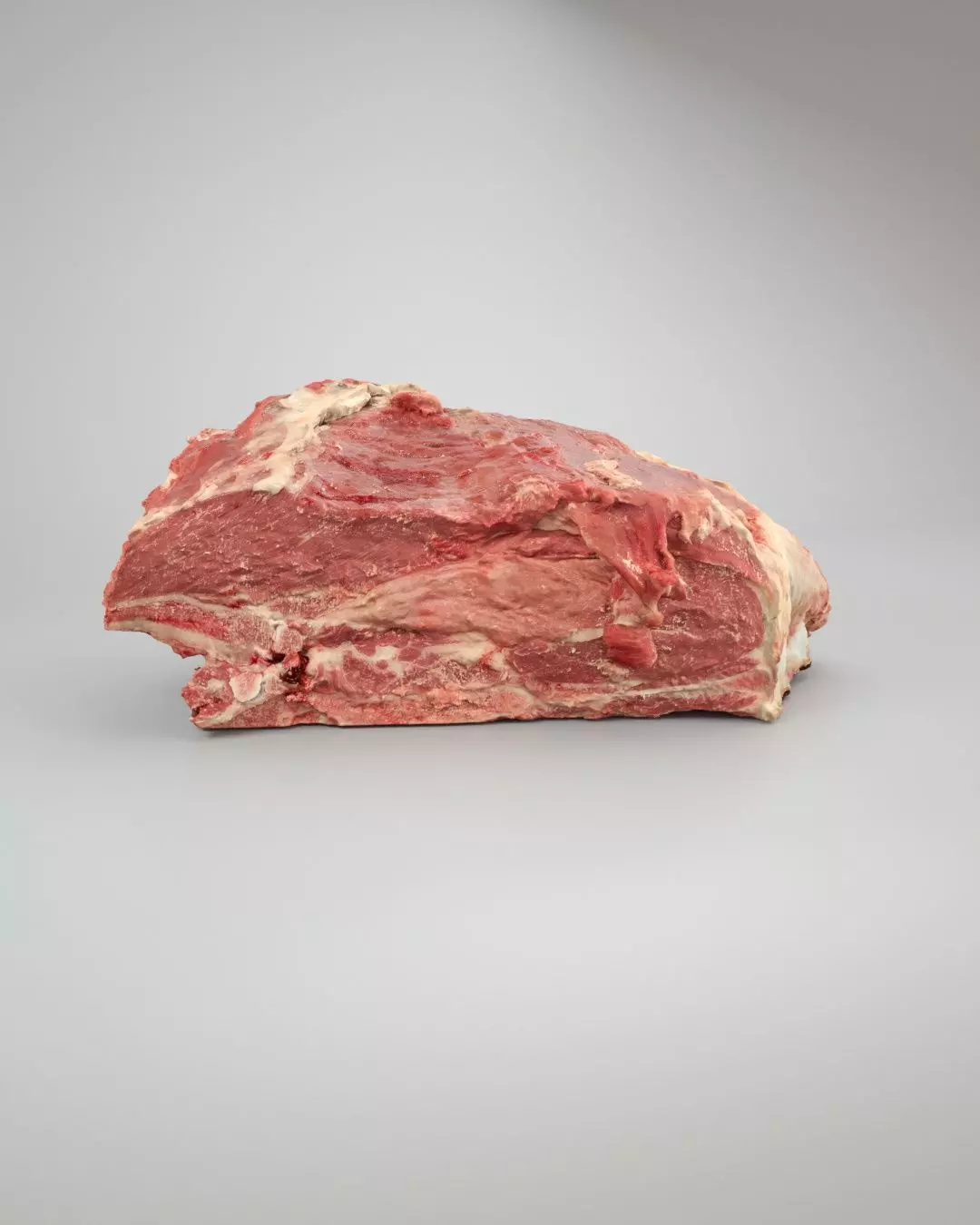 Raw Pork Meat Low-poly 3D model_0