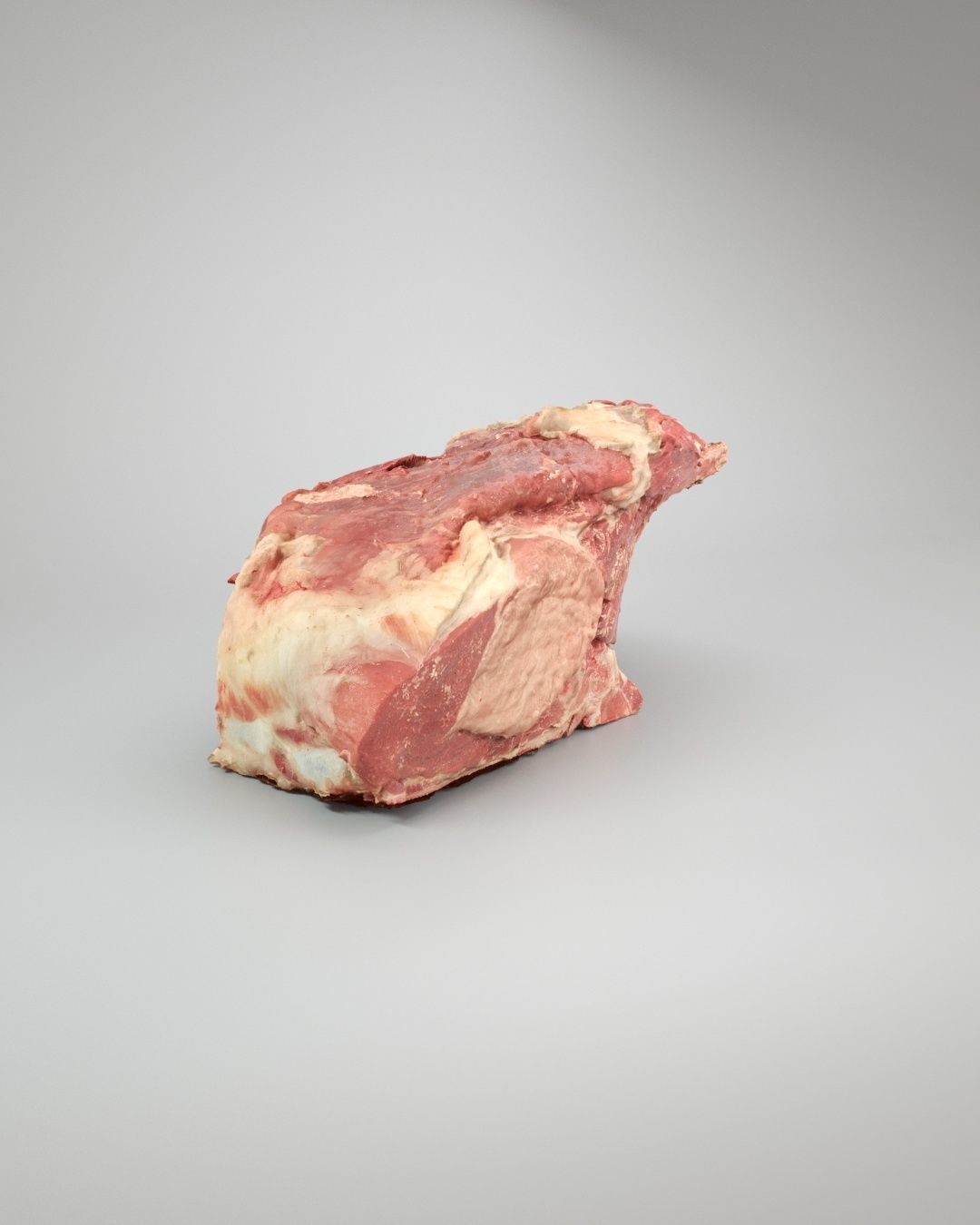 Raw Pork Meat Low-poly 3D model_3