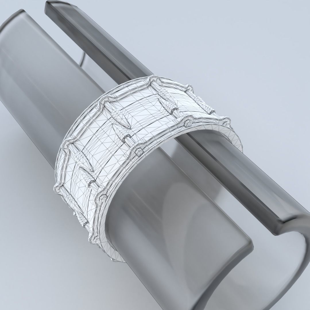 Snare drum RIng 3D print model_4