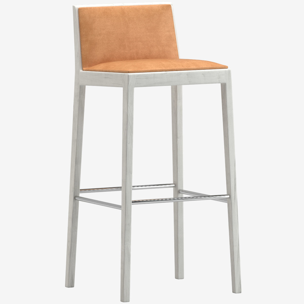 Andreu World Carlotta Bar Stool 3D model_4
