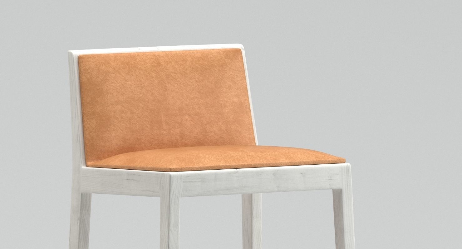 Andreu World Carlotta Bar Stool 3D model_2