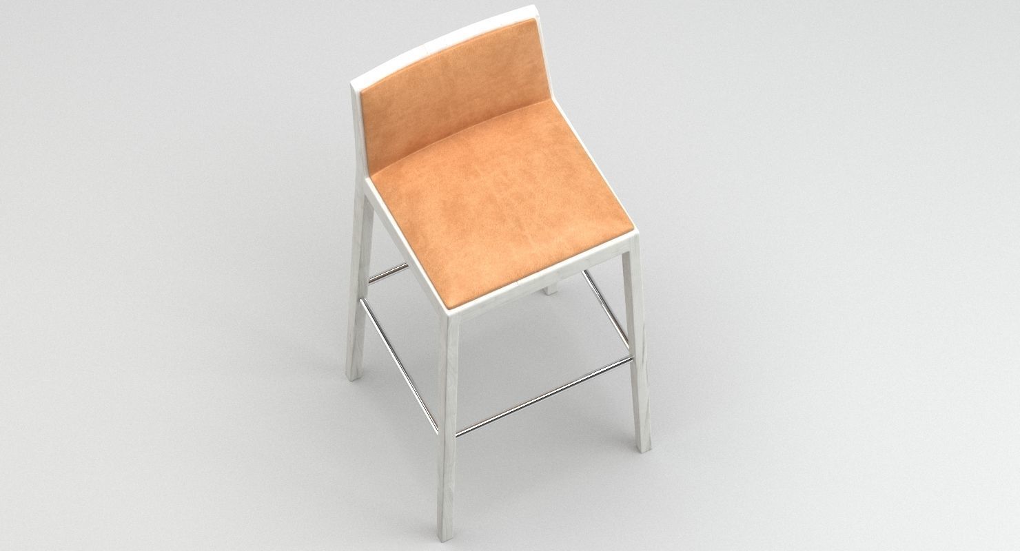 Andreu World Carlotta Bar Stool 3D model_3