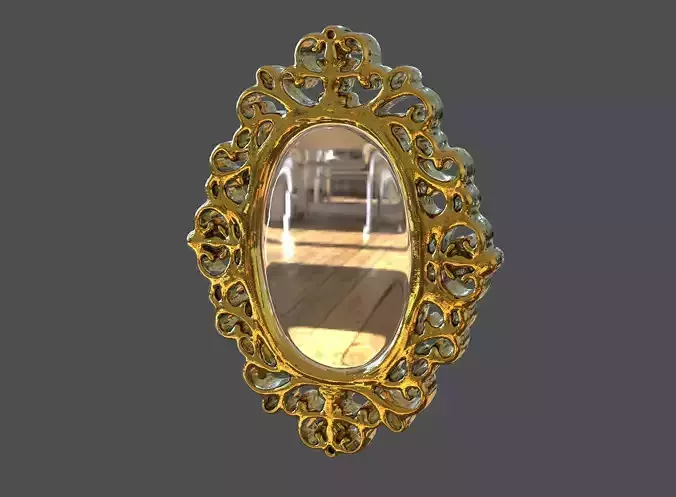 MIRROR gold ornate