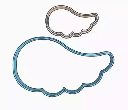 Angel Wings Cookie Cutter Set