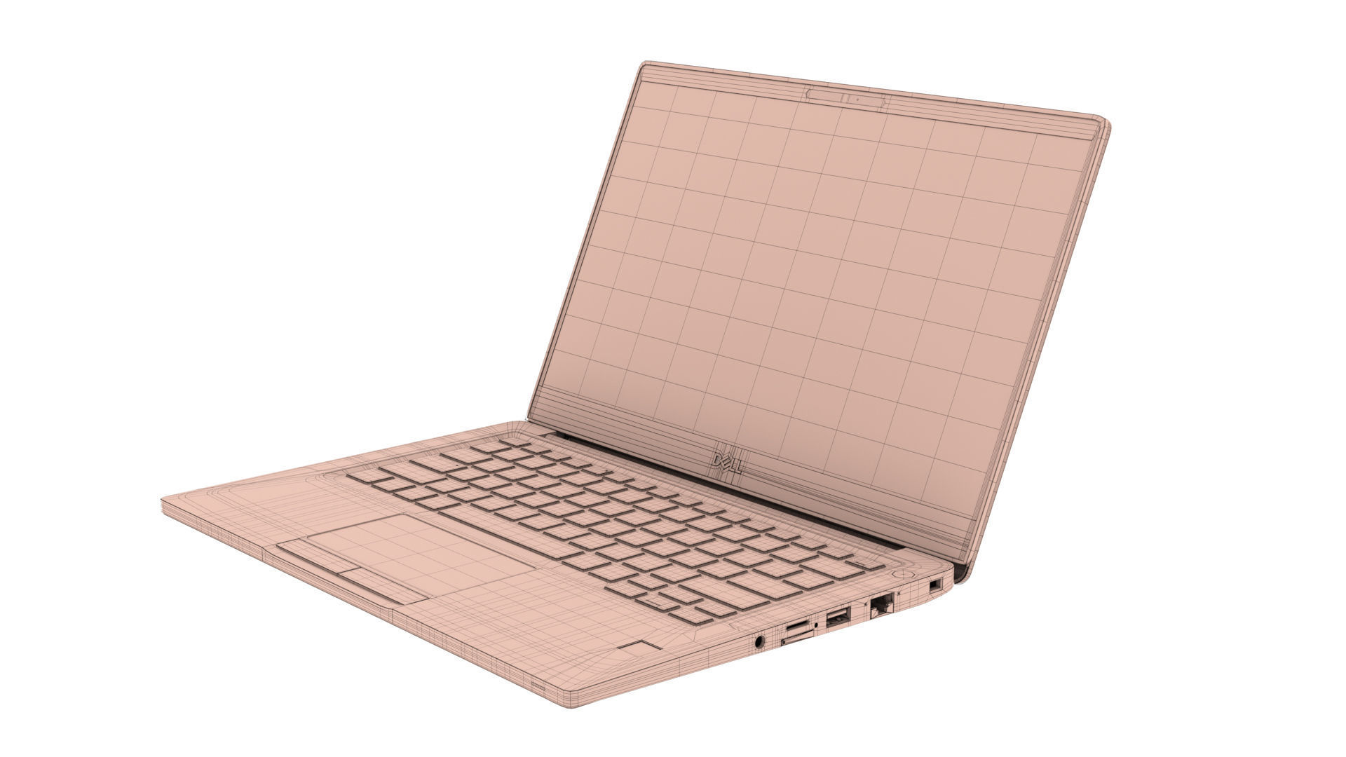 DELL Laptop Latitude7290 3D model_7