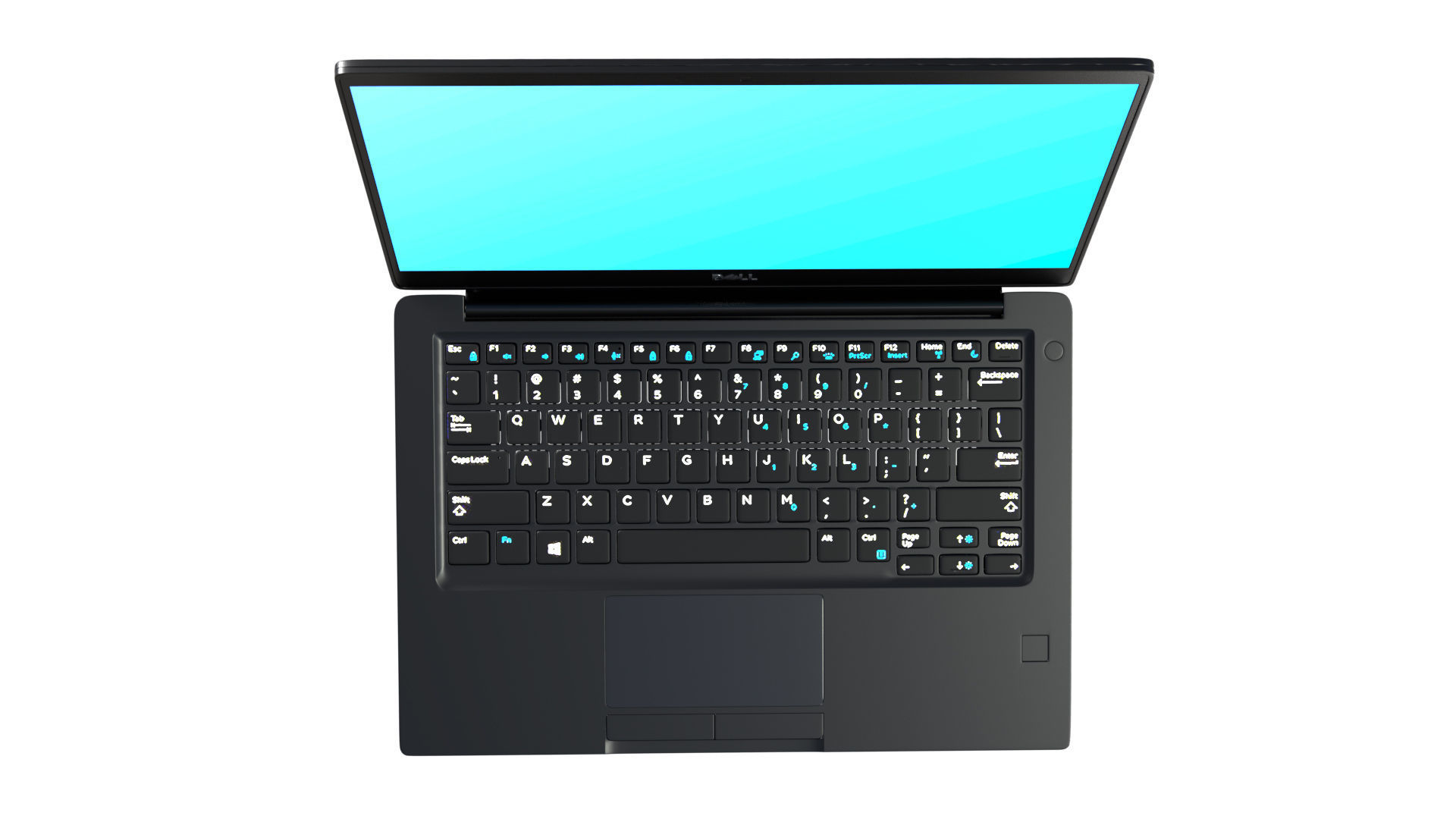 DELL Laptop Latitude7290 3D model_4