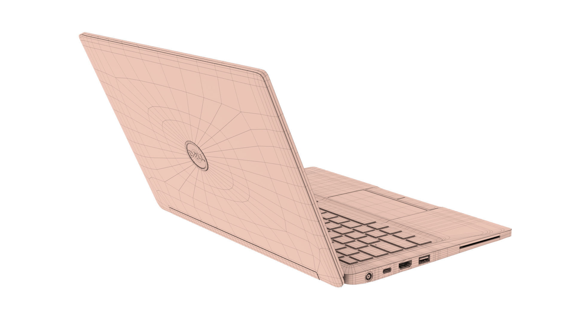 DELL Laptop Latitude7290 3D model_8