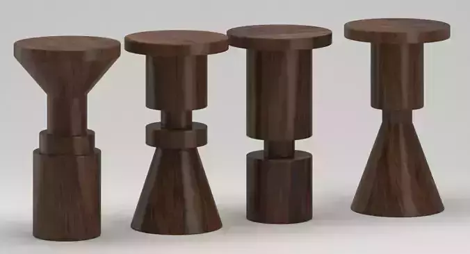 Anna Karlin Chess Bar Stools
