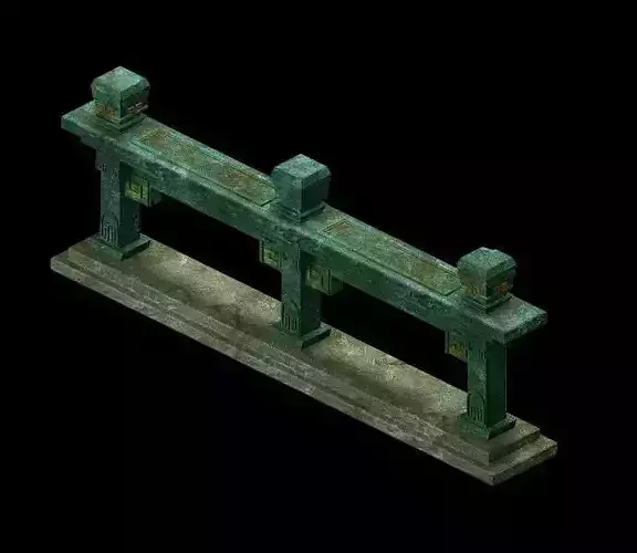 Game model - gorgeous square fence 2