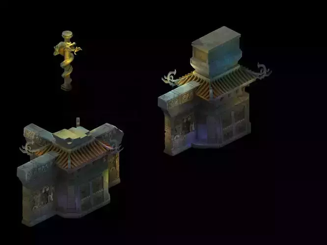 Imperial Tombs Dragon-shaped column Entrance