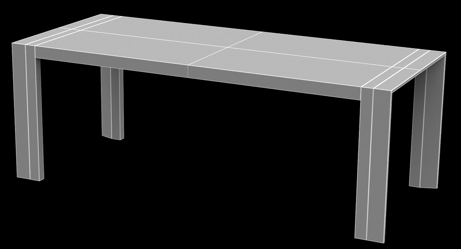 Arco Willem van Ast Extenso Table 3D model_6
