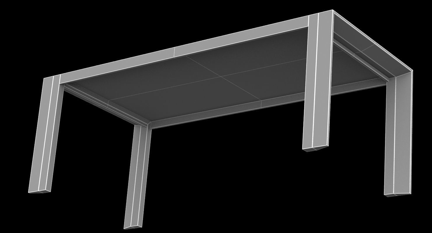 Arco Willem van Ast Extenso Table 3D model_5