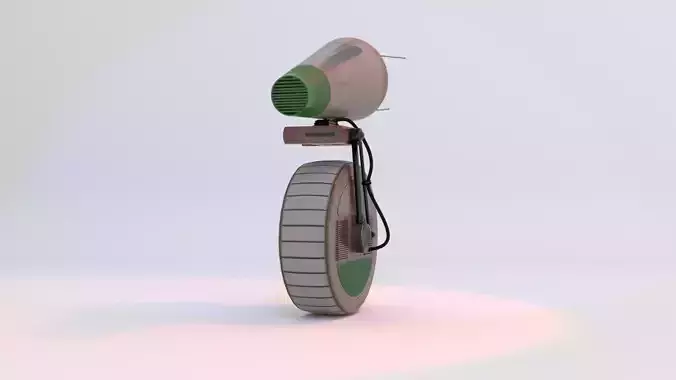 D-O Droid Star wars The Rise of Skywalker 3D model