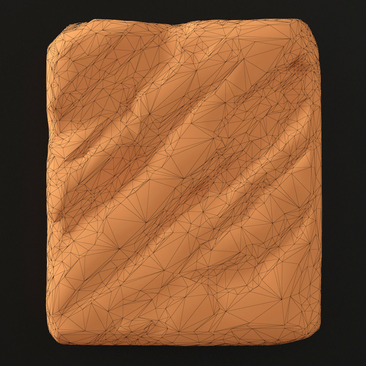 Slab stone rock big n1 3D model_15