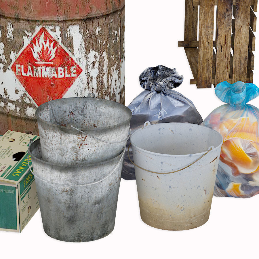 Garbage Pack 3D model_3