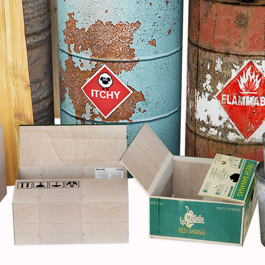 Garbage Pack 3D model_4