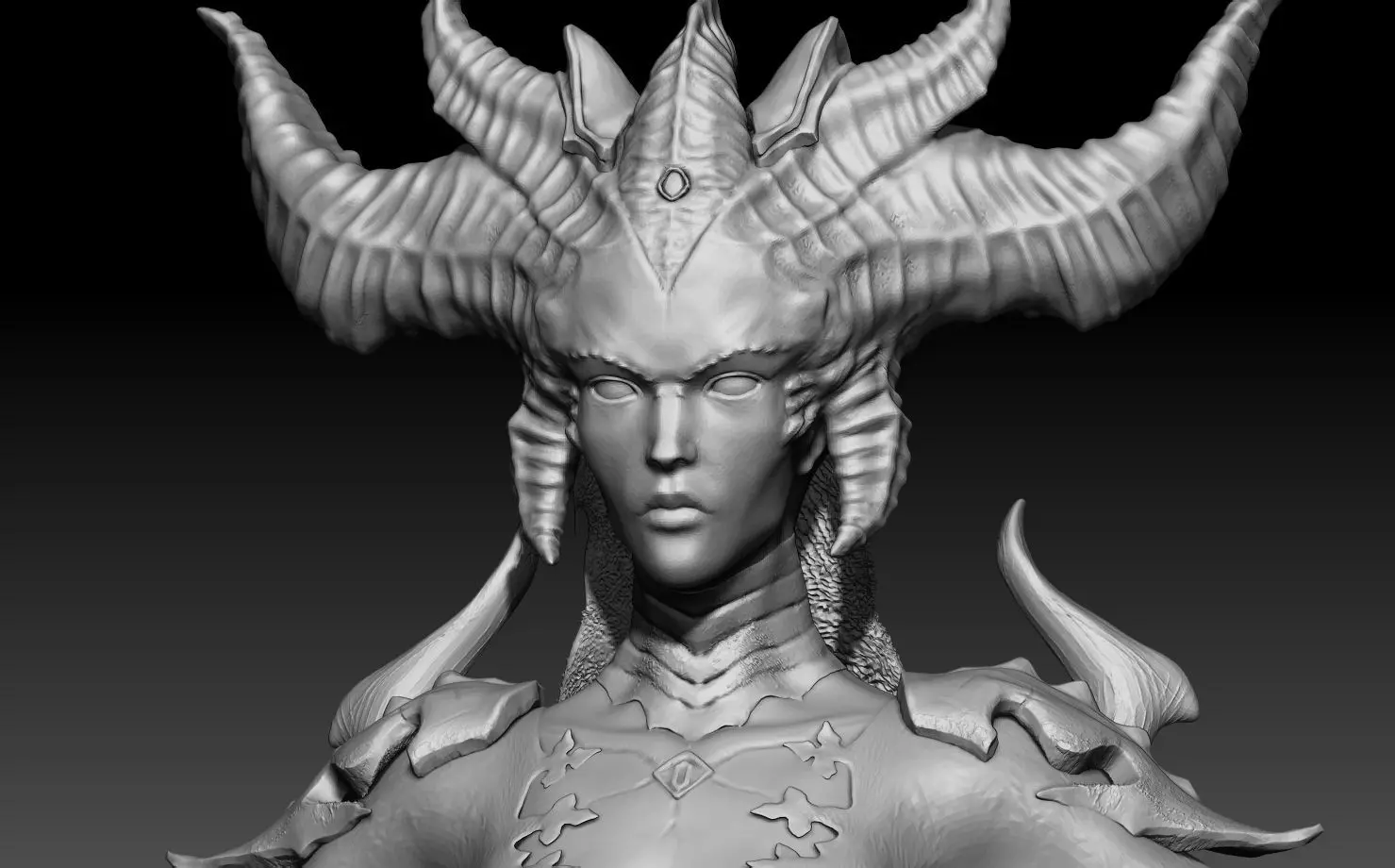 Diablo4 Lilith Print Ready Model 3D print model_0