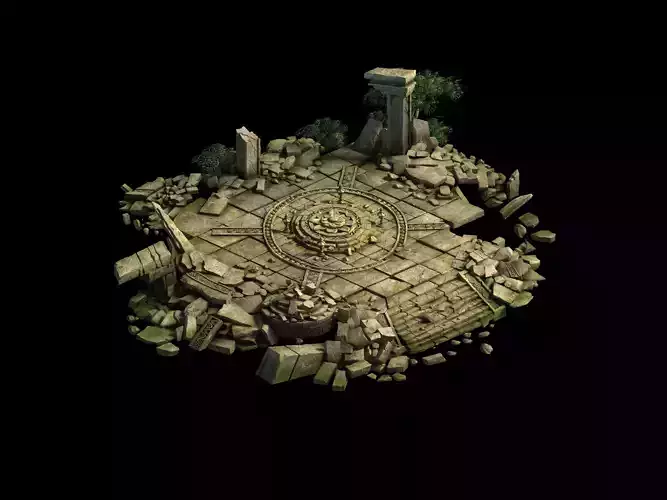 Kasai Buddha Traces forest Asura Magic array