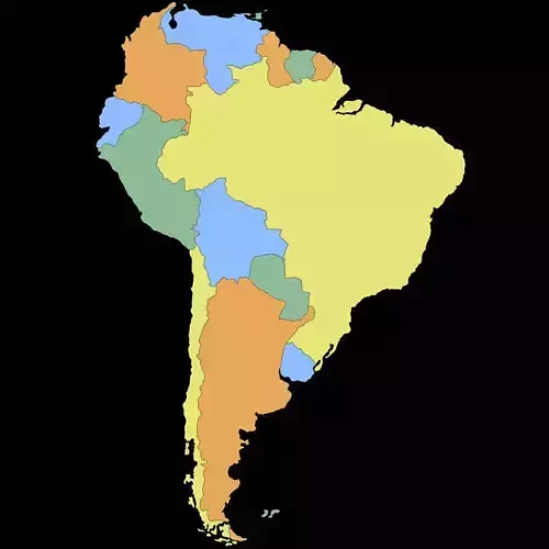 South America Map