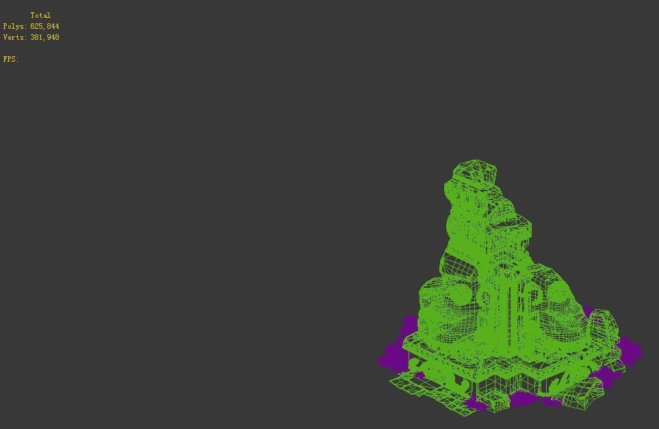 me Model - Kashayana Buddha Forest Debris Broken 3 3D model_1