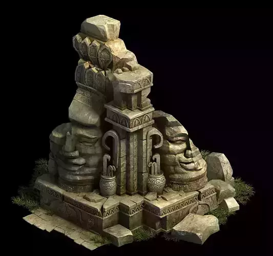 me Model - Kashayana Buddha Forest Debris Broken 3