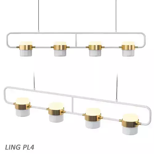 LINEAR hanging lamp with three barrels