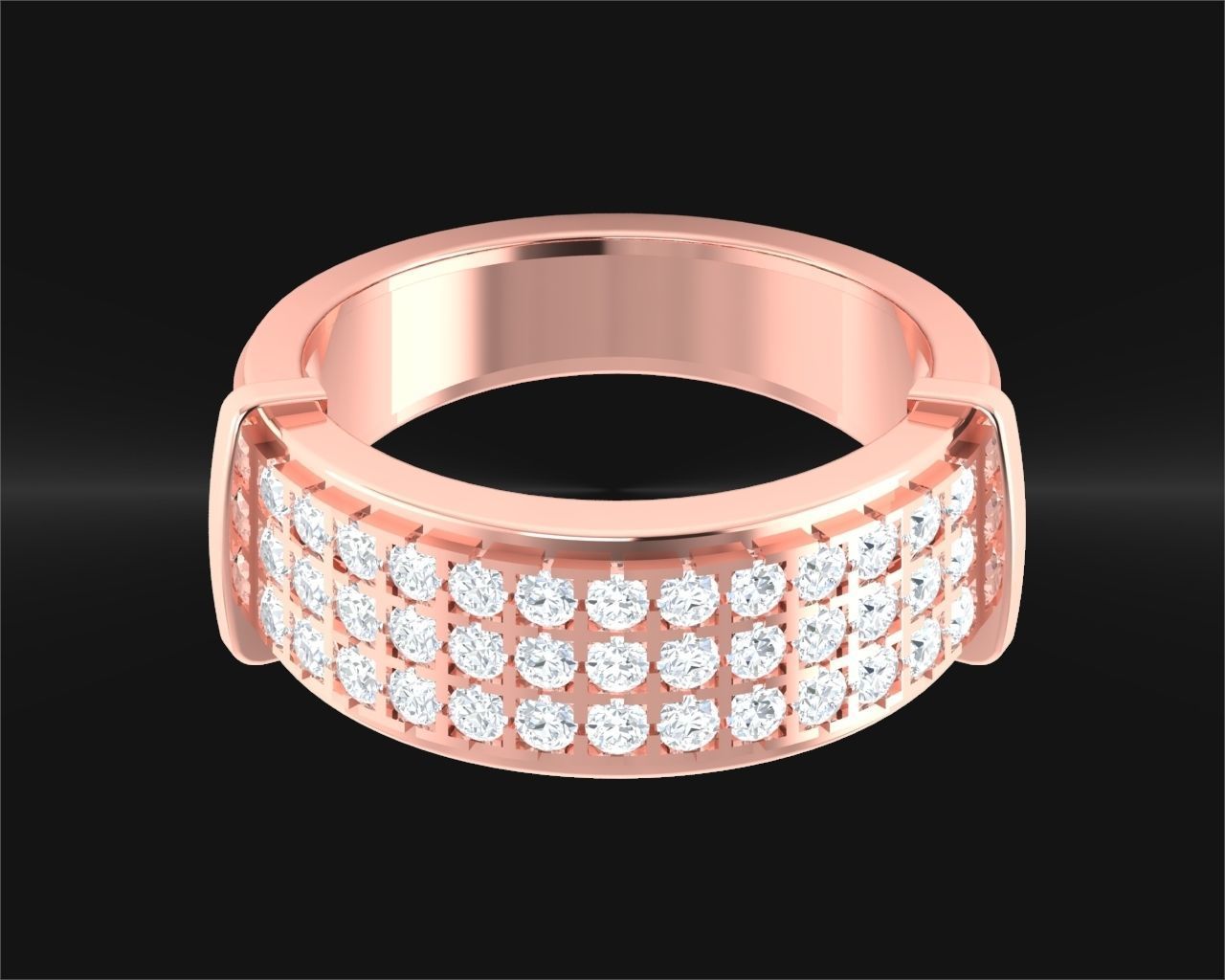 LADIES RING BSJ-R 8857 3D print model_1