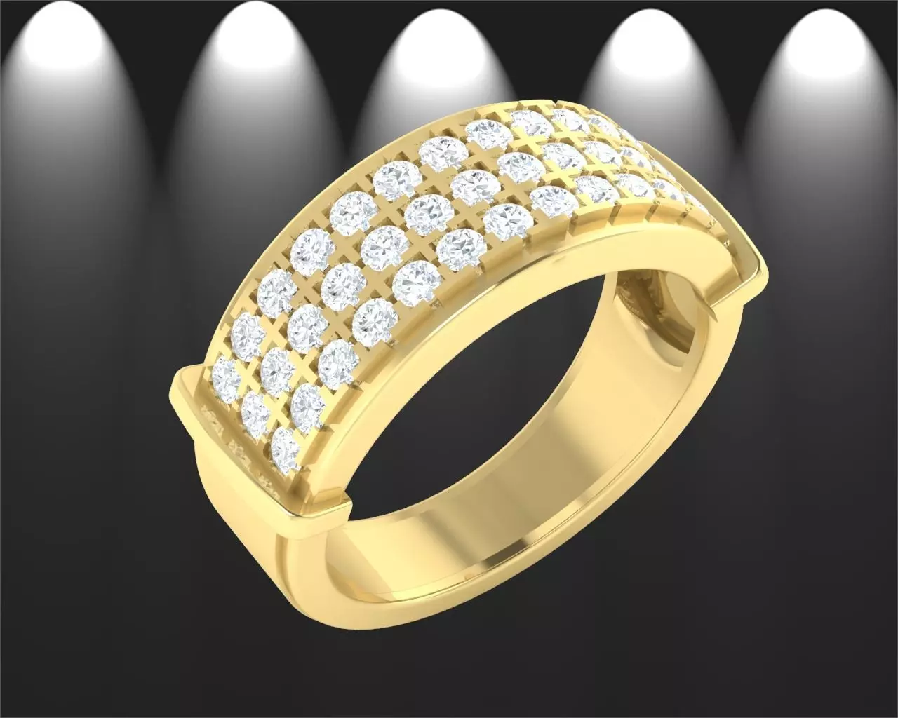LADIES RING BSJ-R 8857 3D print model_0