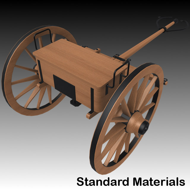 Napoleon Model 1841 6 pounder Limber 3D model_10